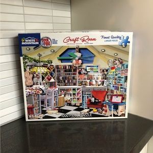 White Mountain Craft Room 1000 piece puzzle